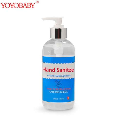 Wholesale 75% alcohol 300ml hand sanitizer gel antibacterial FDA and CE approved OEM hospital liquid hand soap hand sanitizer